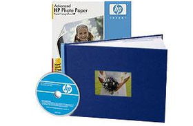 HP Photo Book (Blue) - 8.5 x 11 Inches