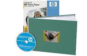 HP Photo Book (Green) - 8.5 x 11 Inches