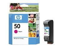 INK, HP 50 MAGENTA INKJET PRINT CARTink 