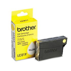 Brother LC01Y - LC01Y Ink, 300 Page-Yield, Yellowbrother 