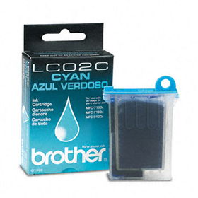Brother LC02C - LC02C Ink, 400 Page-Yield, Cyan