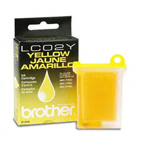 Brother LC02Y - LC02Y Ink, 400 Page-Yield, Yellow
