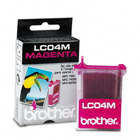 Brother LC04M - LC04M Ink, 410 Page-Yield, Magentabrother 