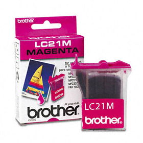 Brother LC21M - LC21M Ink, 450 Page-Yield, Magentabrother 