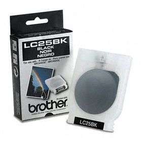 Brother LC25BK - LC25BK Ink, 480 Page-Yield, Blackbrother 