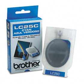Brother LC25C - LC25C Ink, 400 Page-Yield, Cyanbrother 