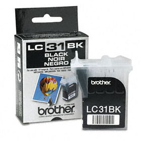 Brother LC31BK - LC31BK Ink, 500 Page-Yield, Blackbrother 