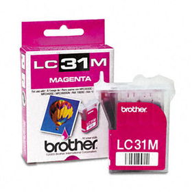 Brother LC31M - LC31M Ink, 400 Page-Yield, Magenta