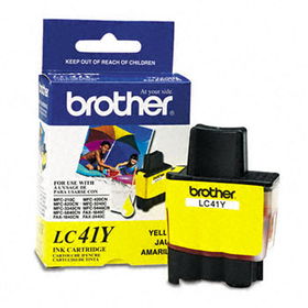 LC41Y Ink, 400 Page-Yield, Yellowbrother 