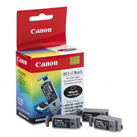 Canon BCI11BK - BCI11BK (BCI-11) Ink Tank, 60 Page-Yield, 3/Pack, Black