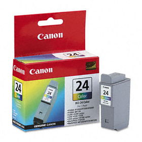 Canon BCI24 - BCI24 (BCI-24) Ink Tank, 130 Page-Yield, Tri-Colorcanon 
