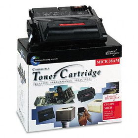 Image Excellence CTG38M - CTG38M Compatible Remanufactured MICR Toner, 12000 Page-Yield, Blackimage 