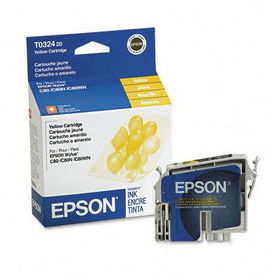 Epson T032420 - T032420 DURABrite Ink, 420 Page-Yield, Yellowepson 