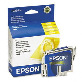 Epson T033420 - T033420 DURABrite Ink, 440 Page-Yield, Yellowepson 
