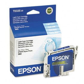 Epson T033520 - T033520 DURABrite Ink, 440 Page-Yield, Light Cyanepson 