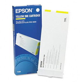 Epson T408011 - T408011 Ink, 6400 Page-Yield, Yellow