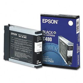 Epson T480011 - T480011 Ink, 3200 Page-Yield, Black