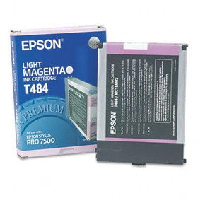 Epson T484011 - T484011 Ink, 3200 Page-Yield, Light Magenta