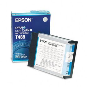 Epson T489011 - T489011 Ink, 3200 Page-Yield, Cyan