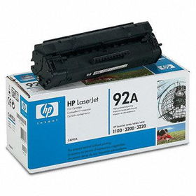 C4092A (HP 92A) Toner, 2500 Page-Yield, Blacktoner 