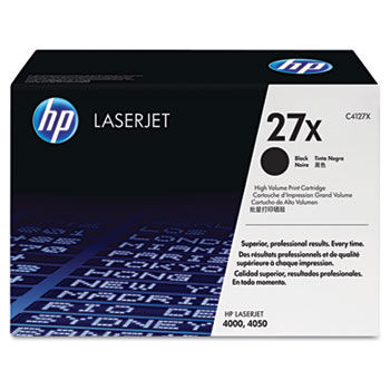 C4127X (HP 27X) Toner, 10000 Page-Yield, Blacktoner 