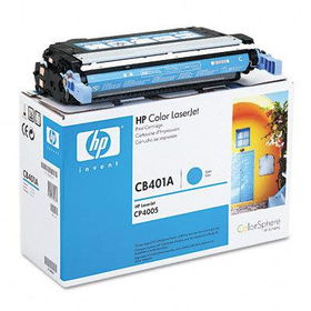 CB401A Toner, 7500 Page-Yield, Cyantoner 