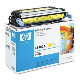CB402A Toner, 7500 Page-Yield, Yellowtoner 