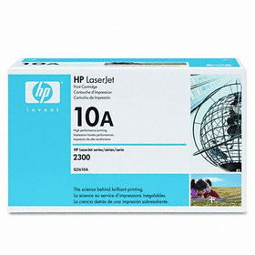Q2610A (HP 10A) Toner, 6000 Page-Yield, Blacktoner 