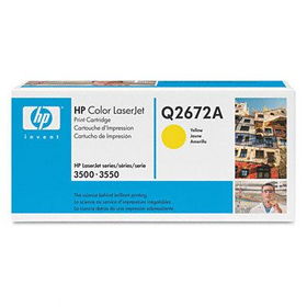 Q2672A Toner, 4000 Page-Yield, Yellowtoner 