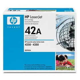 Q5942A (HP 42A) Toner, 10,000 Page-Yield, Blacktoner 