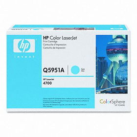 Q5951A Toner, 10,000 Page-Yield, Cyantoner 