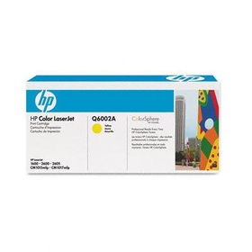 Q6002A Toner, 2000 Page-Yield, Yellowtoner 