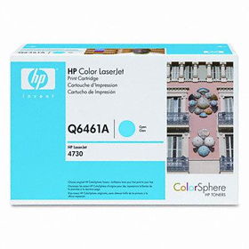 Q6461A Toner, 12000 Page-Yield, Cyantoner 
