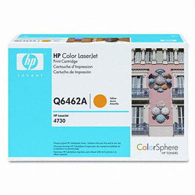 Q6462A Toner, 12000 Page-Yield, Yellowtoner 