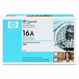 Q7516A (HP 16A) Toner, 12,000 Page-Yield, Blacktoner 