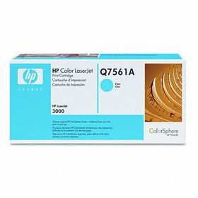 Q7561A Toner, 3500 Page-Yield, Cyantoner 