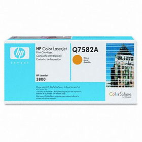 Q7582A Toner, 6000 Page-Yield, Yellowtoner 