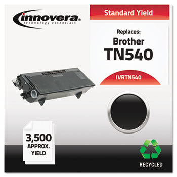 Remanufactured TN540 Laser Toner, 3500 Page-Yield, Blackinnovera 