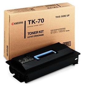 TK70 Toner, 40000 Page-Yield, Blackkyocera 