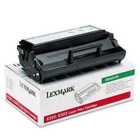 08A0478 High-Yield Toner, 6000 Page-Yield, Blacklexmark 