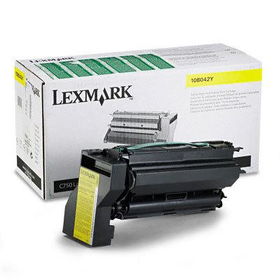10B042Y High-Yield Toner, 15000 Page-Yield, Yellowlexmark 