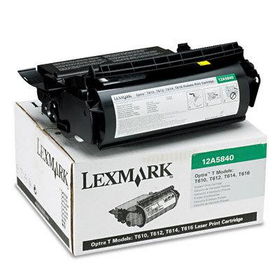12A5840 Toner, 10000 Page-Yield, Blacklexmark 