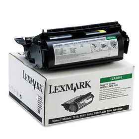 12A5845 High-Yield Toner, 25000 Page-Yield, Blacklexmark 