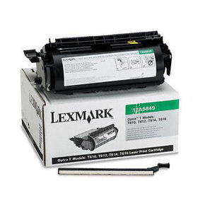12A5849 High-Yield Toner for Labels, 25000 Page-Yield, Blacklexmark 