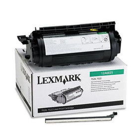 12A6835 High-Yield Toner, 20000 Page-Yield, Blacklexmark 