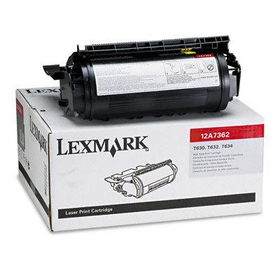 12A7362 High-Yield Toner, 21000 Page-Yield, Blacklexmark 