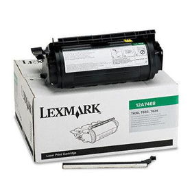 12A7468 High-Yield Toner, 21000 Page-Yield, Blacklexmark 