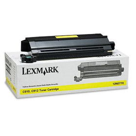 12N0770 Toner, 14000 Page-Yield, Yellowlexmark 