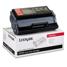 12S0300 Toner, 2500 Page-Yield, Blacklexmark 
