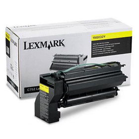 Lexmark 15G032Y - 15G032Y High-Yield Toner, 6000 Page-Yield, Yellowlexmark 